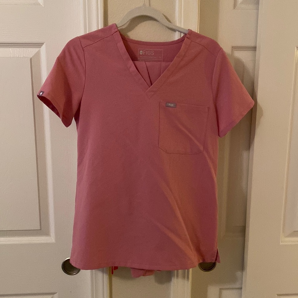 Figs Catarina top (XS) and Zamora joggers (XST) chalk pink